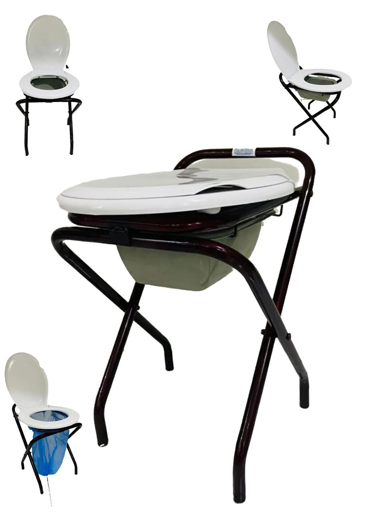 MEDİLABS Katlanır Hasta Klozeti Komot