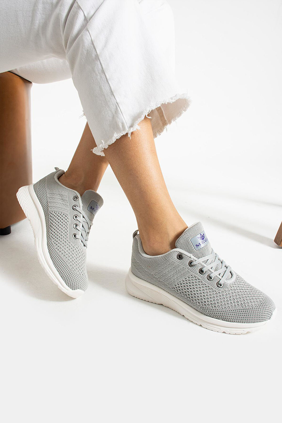 Nefes Alabilen Casual Yumuşak Örme Günlük Ortopedik Rahat Phaylon Taban Sneaker Kadın Yürüyüş Ayakkabısı
