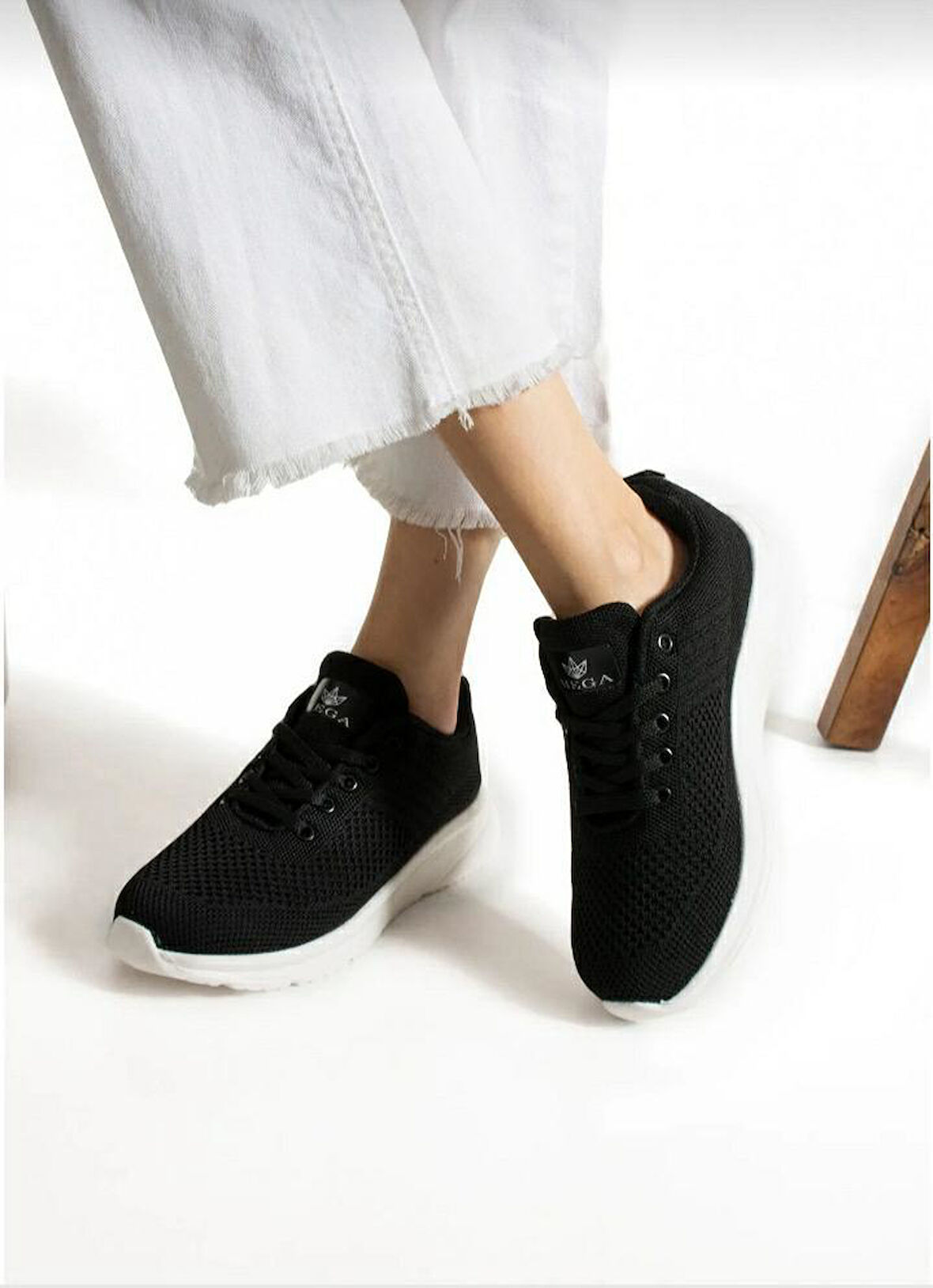 Nefes Alabilen Casual Yumuşak Örme Günlük Ortopedik Rahat Phaylon Taban Sneaker Kadın Yürüyüş Ayakkabısı