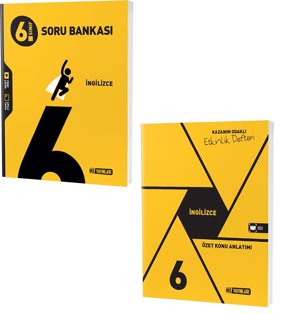 Hız 2023 6. Sınıf İngilizce Soru + Defter Seti 2 Kitap 2023