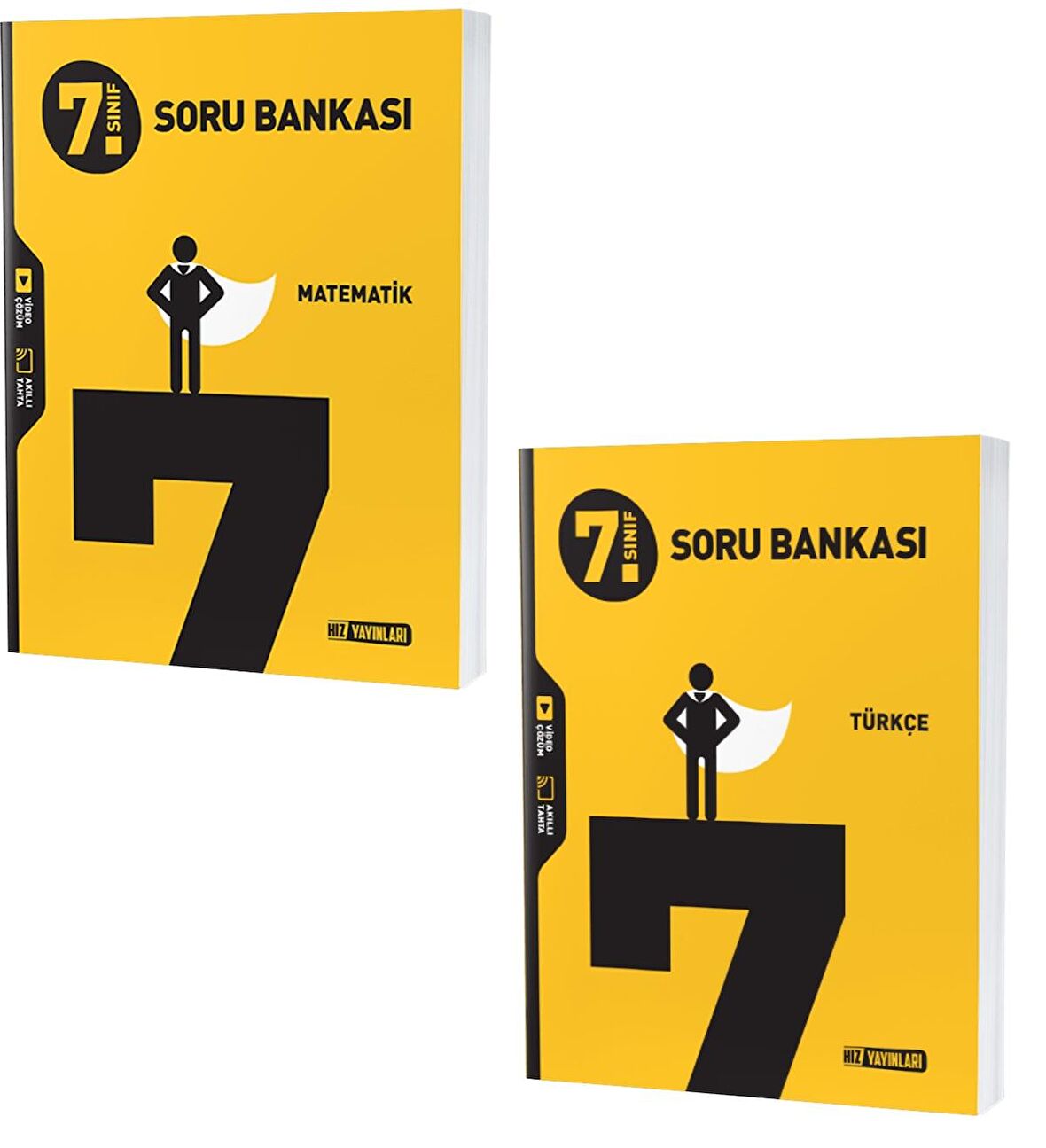 Hız 2023 7. Sınıf Matematik + Türkçe Soru Seti 2 Kitap 2023