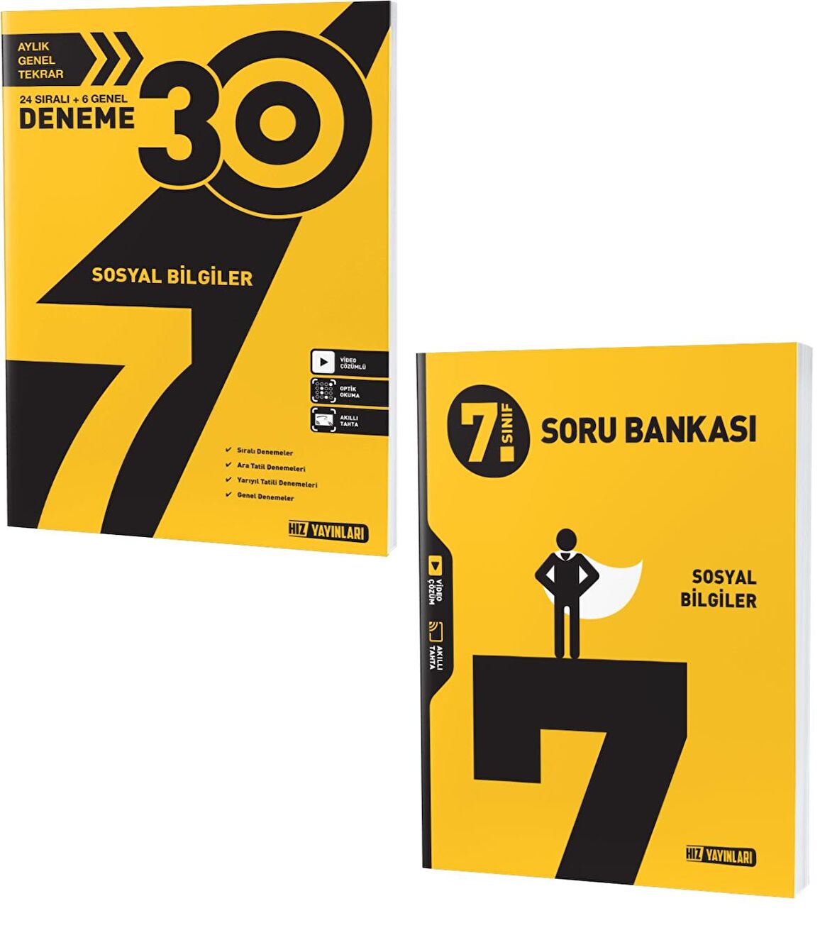 Hız 2023 7. Sınıf Sosyal Bilgiler Soru + Deneme Seti 2 Kitap 2023