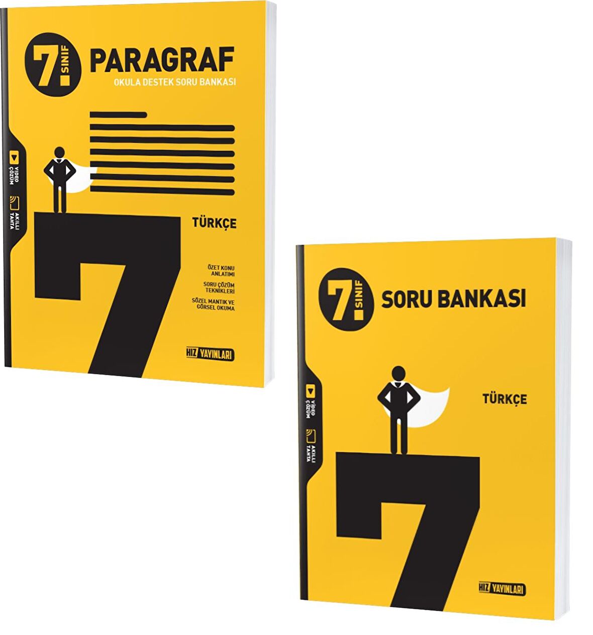 Hız 2023 7. Sınıf Türkçe + Paragraf Soru Seti 2 Kitap 2023