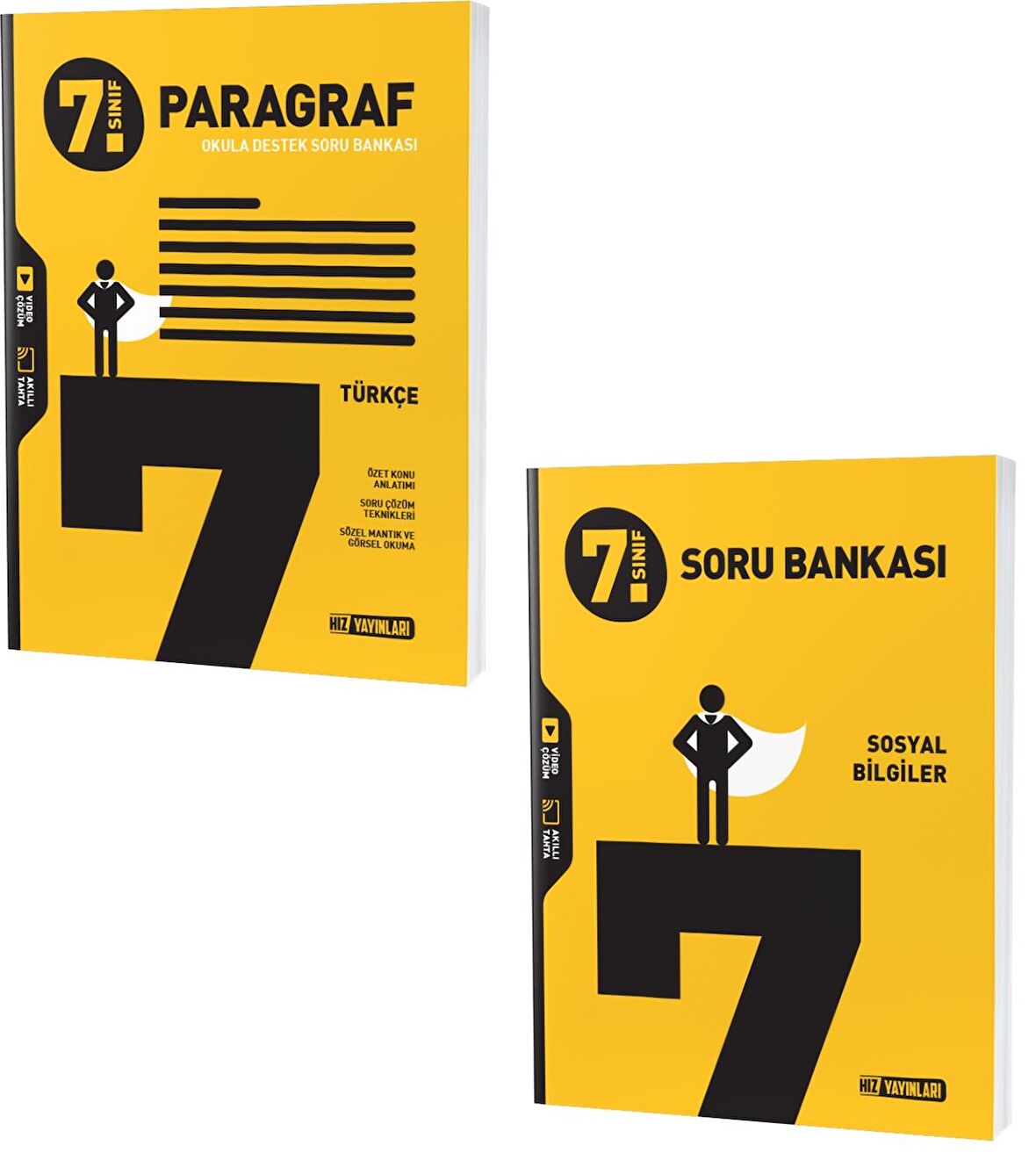 Hız 2023 7. Sınıf Paragraf + Sosyal Bilgiler Soru Seti 2 Kitap 2023