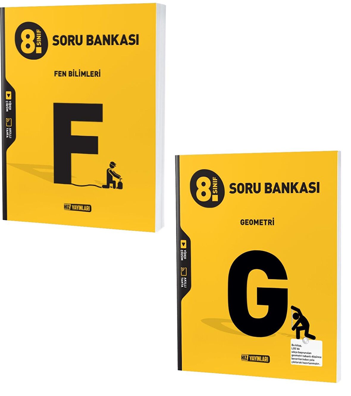 Hız Lgs 2023 8. Sınıf Fen Bilimleri + Geometri Soru Bankası 2 Kitap 2023