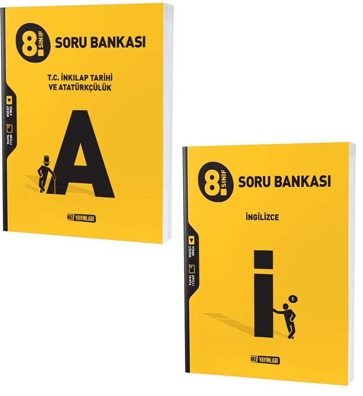 Hız Lgs 2023 8. Sınıf İnkılap Tarihi + İngilizce Soru Bankası Seti 2 Kitap 2023