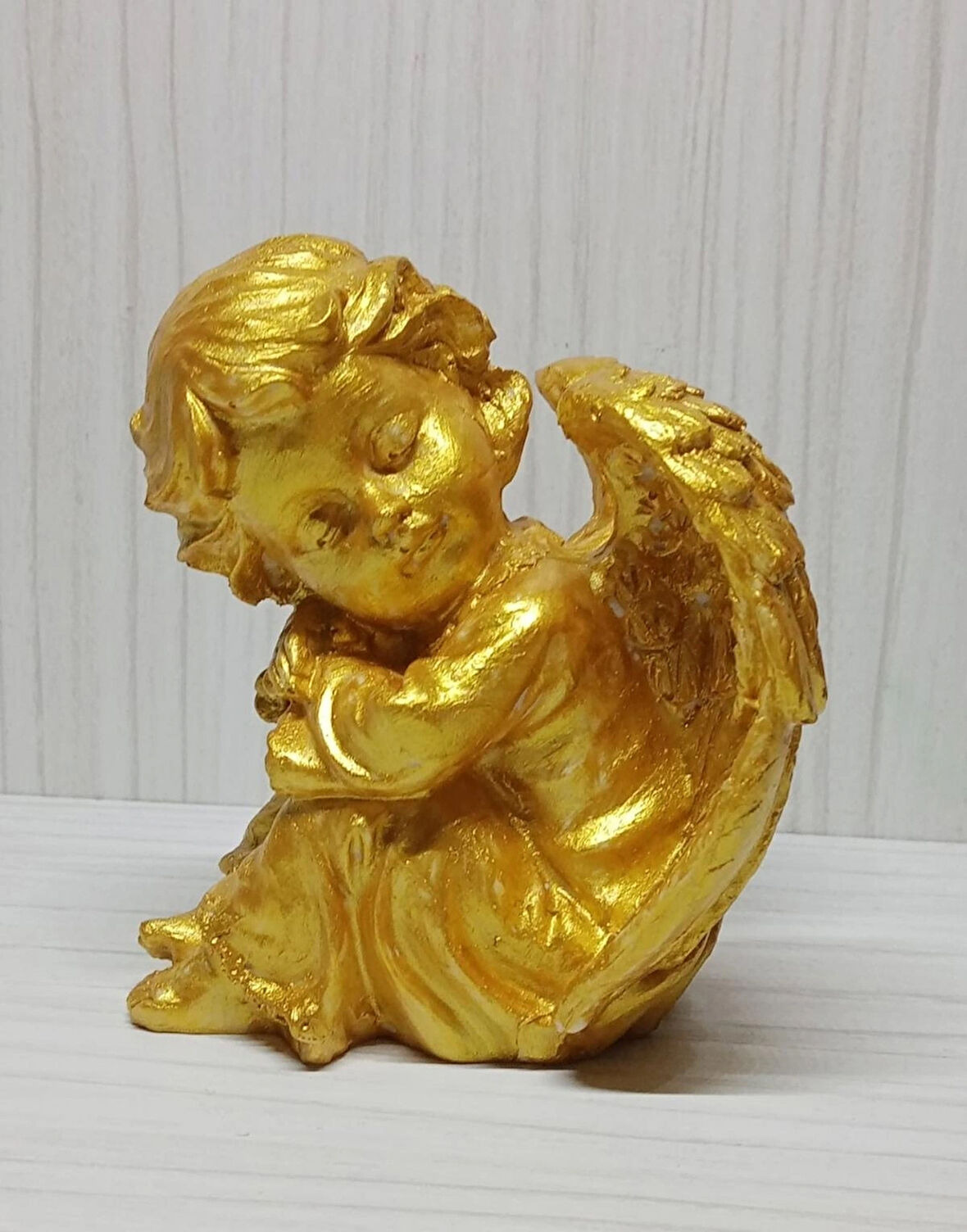 Evlilik Yıl Dönümü Hediyesi Kız Arkadaşa Doğum Günü Hediyesi  Melek Figürü -  Polyester