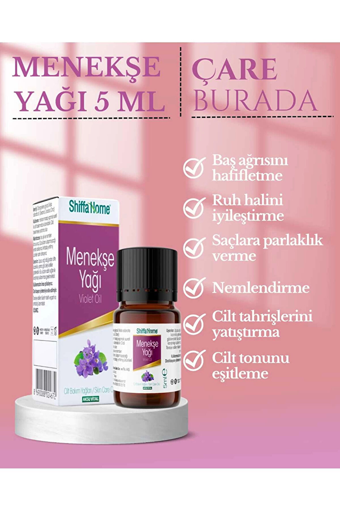 Menekşe Yağı 5 ml