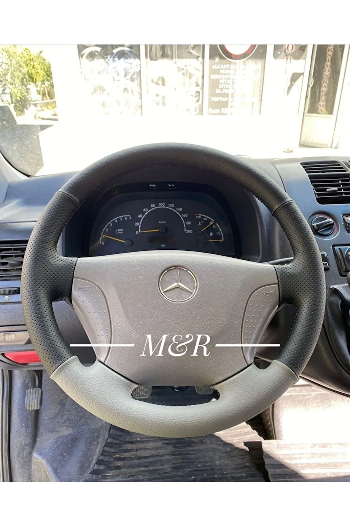 Mercedes Vito Orijinal Kaplama Araca Özel Deri Direksiyon Kılıfı