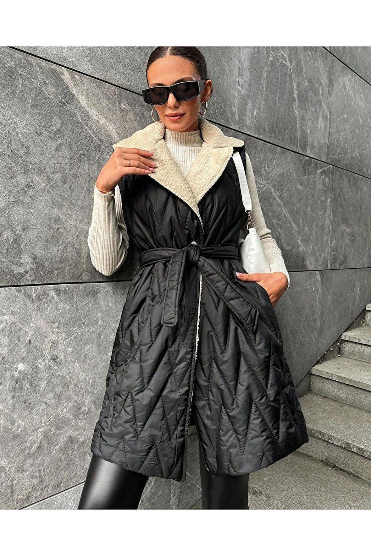 Kadın Kürklü Yelek