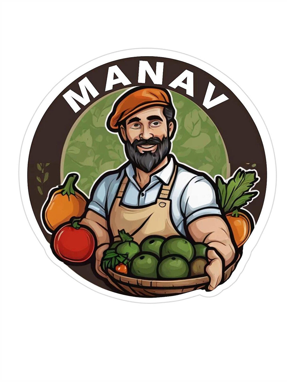 Manav Meslek Sticker