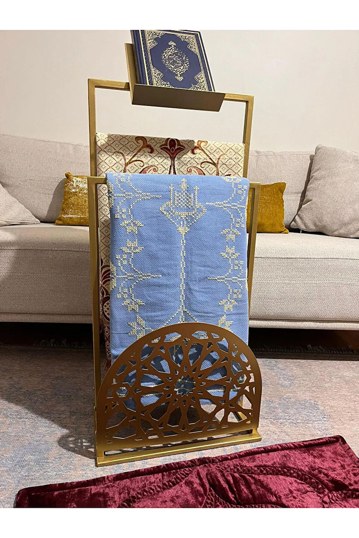 Meva Rahleli Seccade Askısı ,İslami Dekor, Ramazan Dekoru