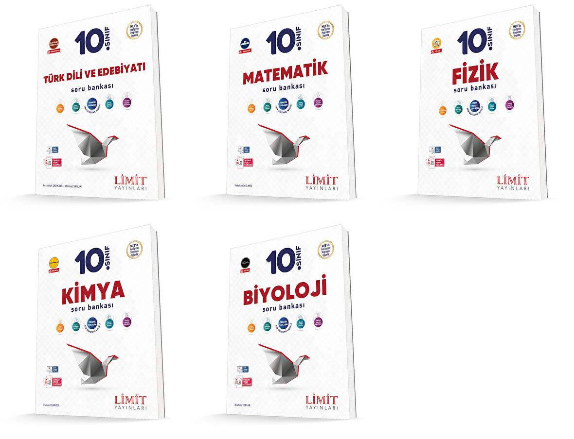 Limit 2026 10. Sınıf Sayısal Soru Bankası Seti 5 Kitap Güncel Müfredat