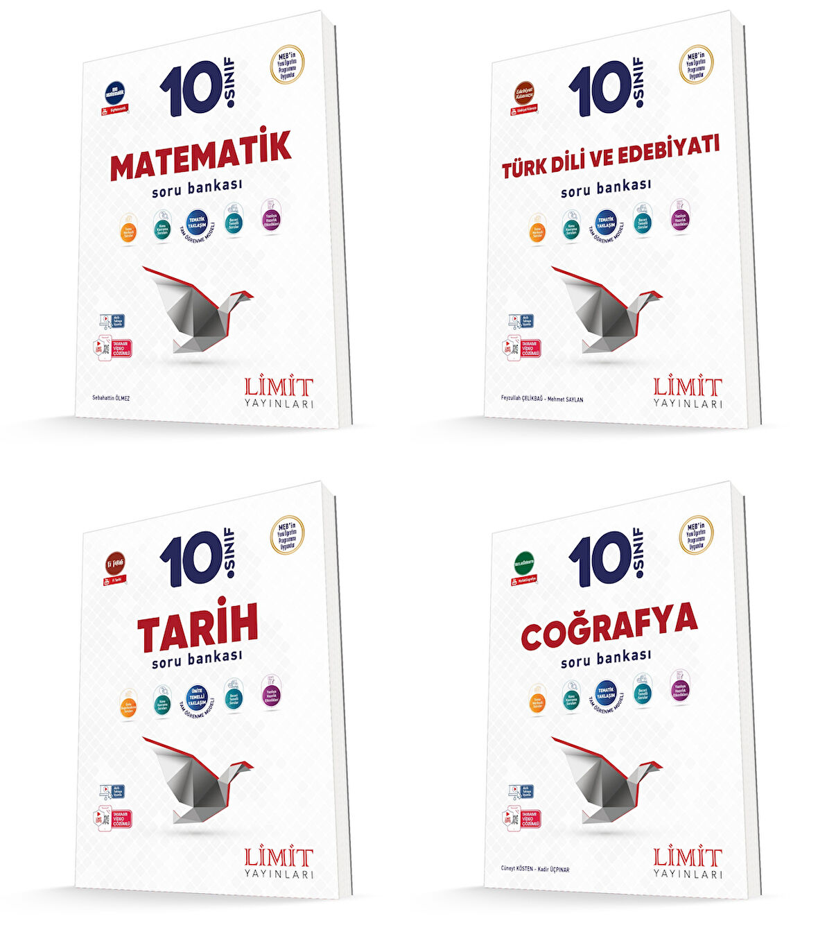 Limit 2026 10. Sınıf Eşit Ağırlık Soru Bankası Seti 4 Kitap Güncel Müfredat