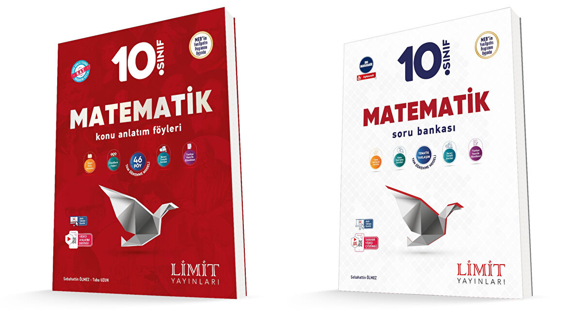 Limit 2025 10. Sınıf Matematik Kaf Konu + Soru Seti 2 Kitap Güncel Müfredat