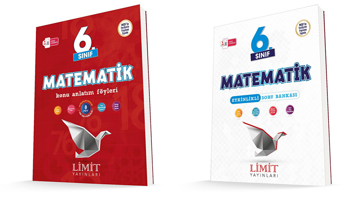 Limit 2026 6. Sınıf Matematik Konu Anlatım + Soru Bankası Seti 2 Kitap Güncel Müfredat
