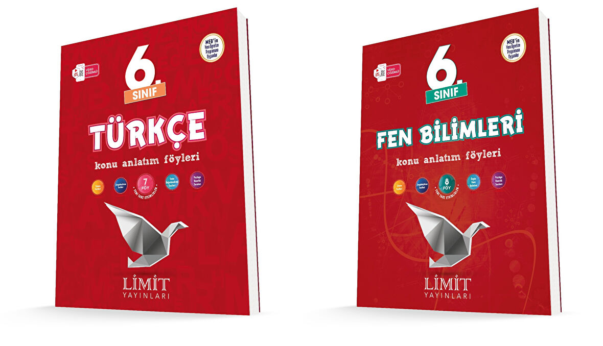 Limit 2026 6. Sınıf Türkçe + Fen Bilimleri Konu Anlatım Seti 2 Kitap Güncel Müfredat