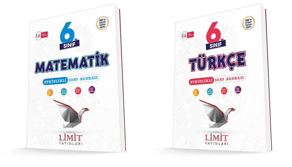 Limit 2026 6. Sınıf Matematik + Türkçe Soru Bankası Seti 2 Kitap Güncel Müfredat