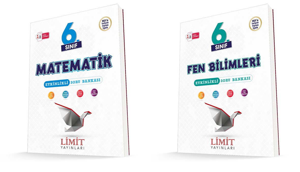 Limit 2026 6. Sınıf Matematik + Fen Bilimleri Soru Bankası Seti 2 Kitap Güncel Müfredat