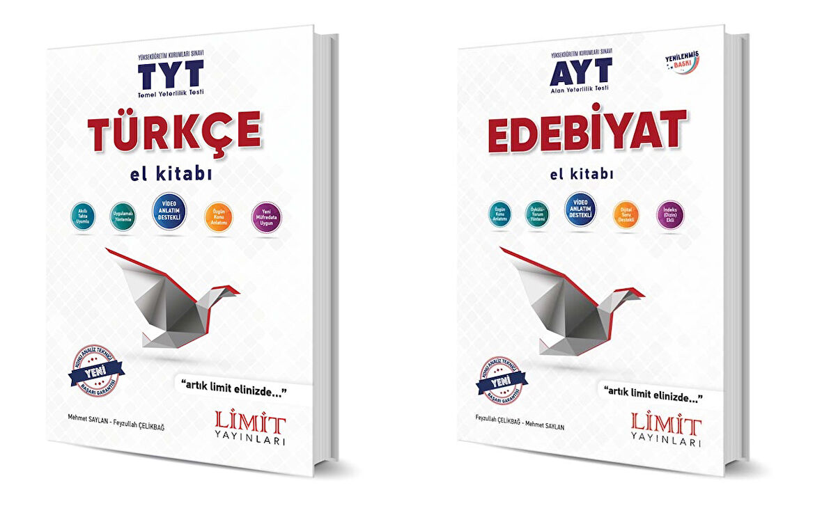 Limit Tyt Türkçe + Ayt Edebiyat El Kitabı Seti 2 Kitap 2024