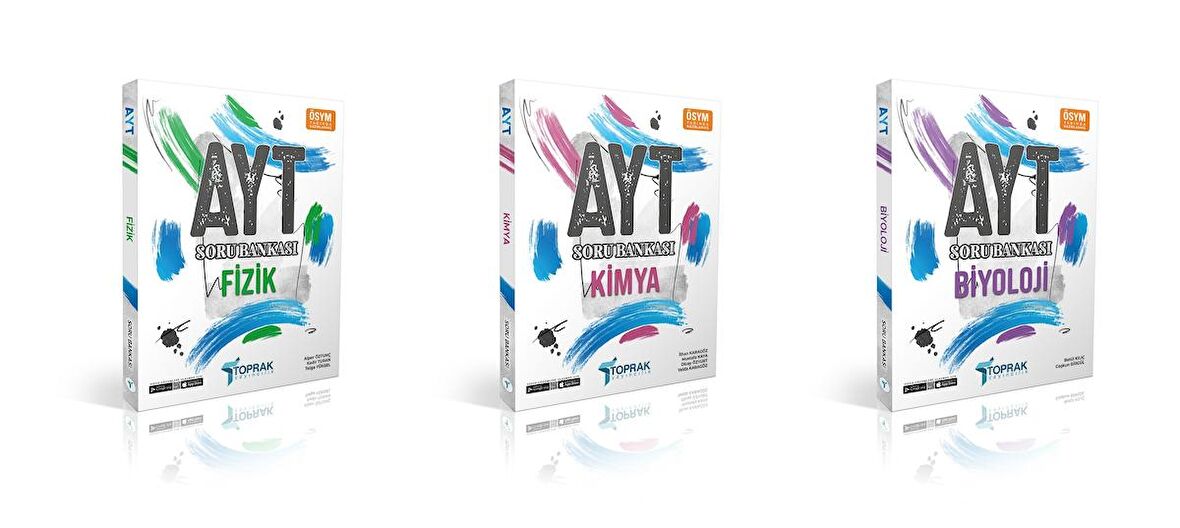 Toprak 2024 Tyt Ayt Fizik Kimya Biyoloji Soru Bankası Seti 6 Kitap 2023
