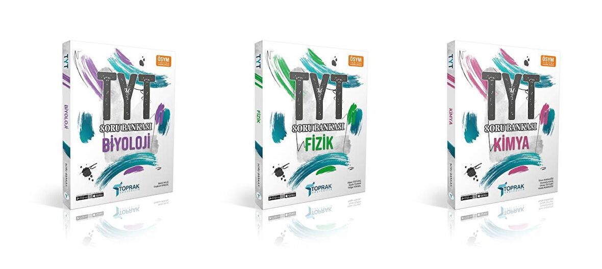 Toprak 2024 Tyt Fizik Kimya Biyoloji Soru Bankası Seti 3 Kitap 2023