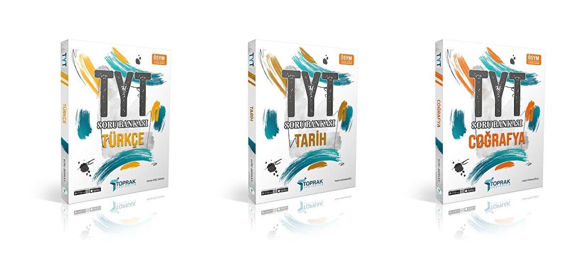 Toprak 2024 Tyt Türkçe Tarih Coğrafya Soru Bankası Seti 3 Kitap 2023