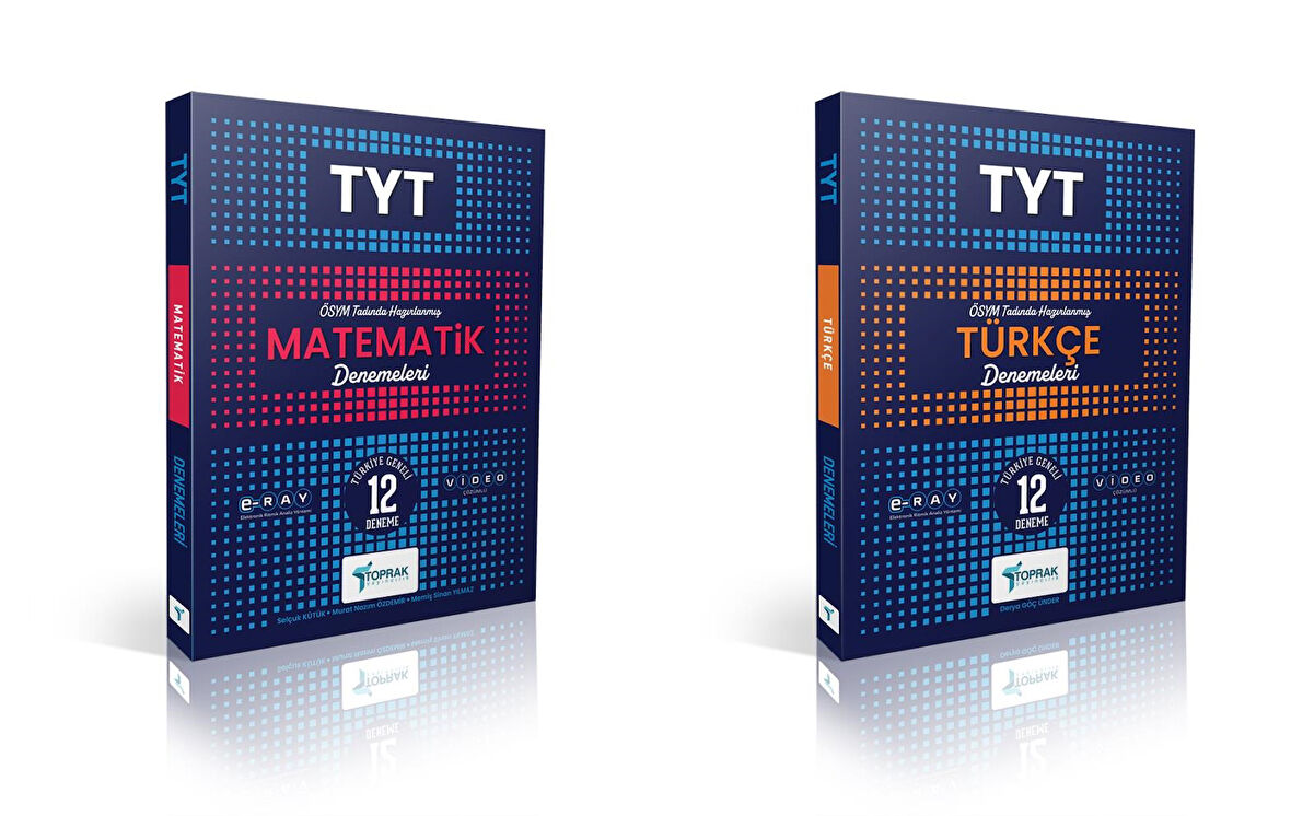Toprak 2025 Tyt Matematik + Türkçe Deneme Seti 2 Kitap
