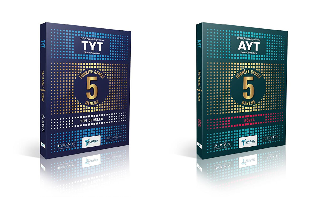Toprak 2025 Tyt + Ayt Sözel 5 Genel Deneme Seti 2 Kitap