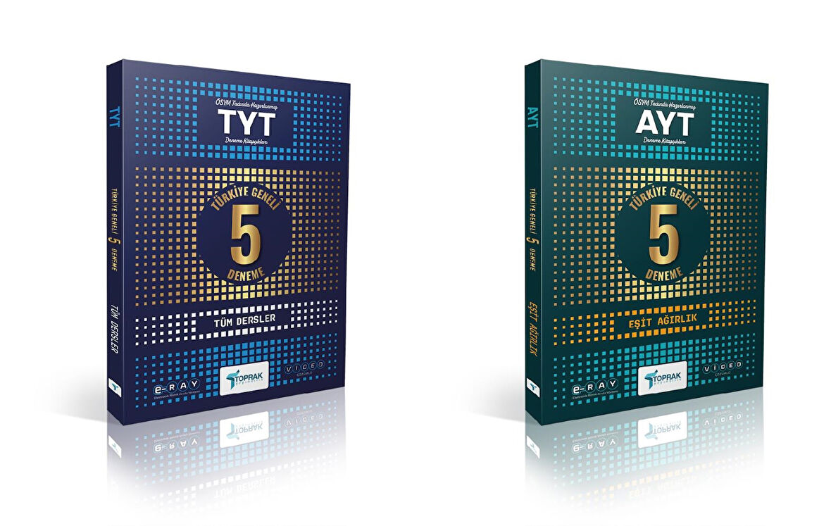 Toprak 2025 Tyt + Ayt Eşit Ağırlık 5 Genel Deneme Seti 2 Kitap