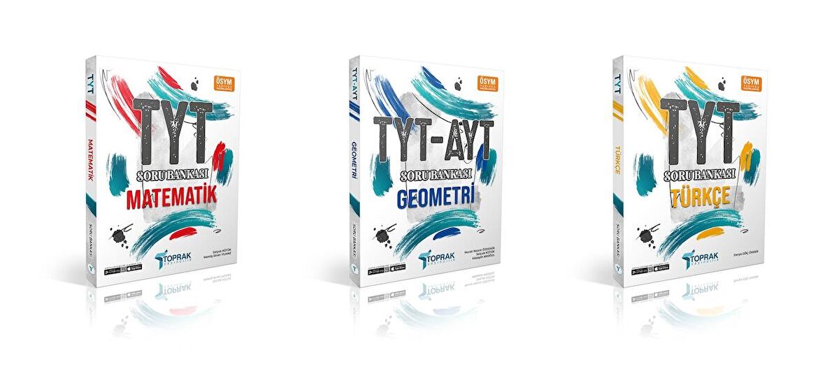 Toprak 2024 Tyt Matematik Geometri Türkçe Soru Bankası Seti 3 Kitap 2023