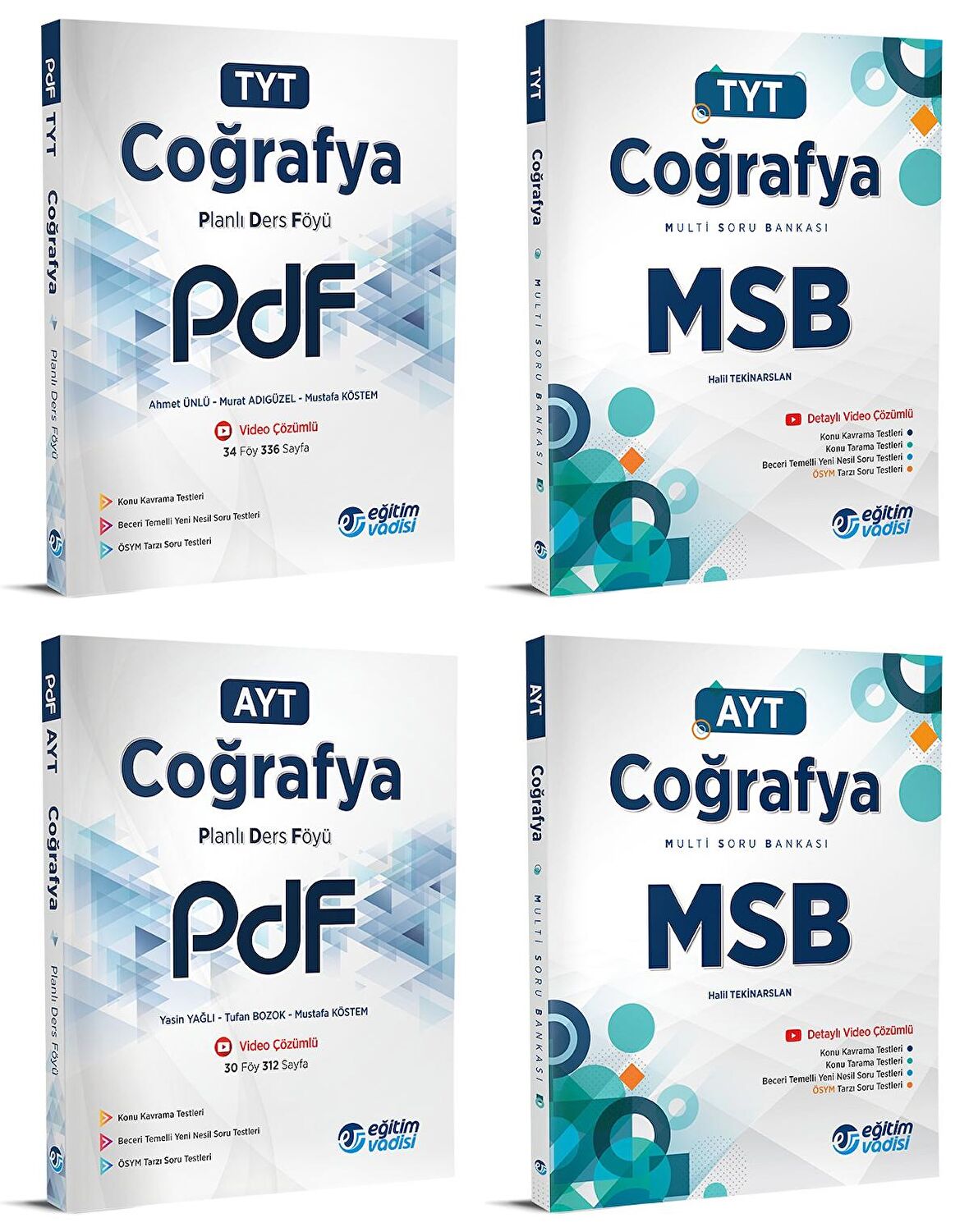 Eğitim Vadisi Tyt Ayt Coğrafya Pdf + Msb Seti 4 Kitap 2023