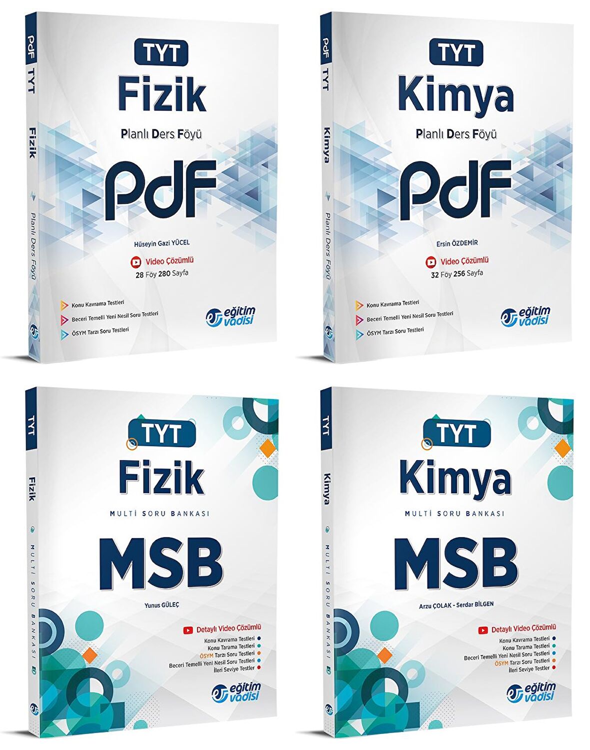 Eğitim Vadisi Tyt Fizik + Kimya Pdf + Msb Seti 4 Kitap 2023