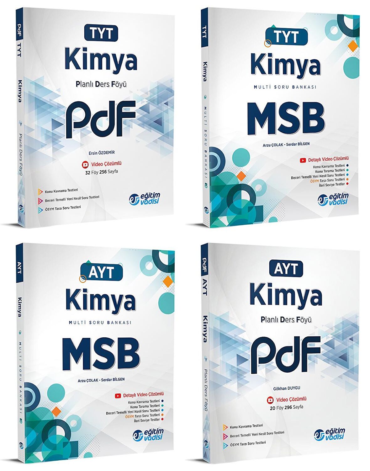 Eğitim Vadisi Tyt Ayt Kimya Pdf + Msb Seti 4 Kitap 2023