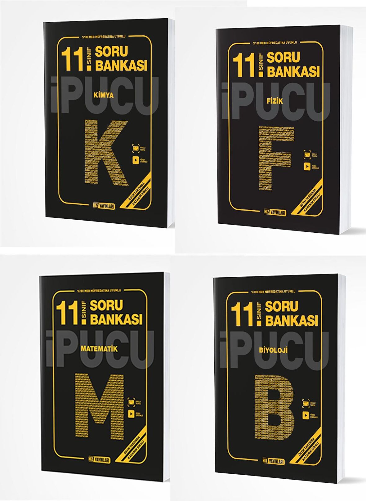 Hız 11. Sınıf Matematik Fizik Kimya Biyoloji Soru Seti 4 Kitap 2023