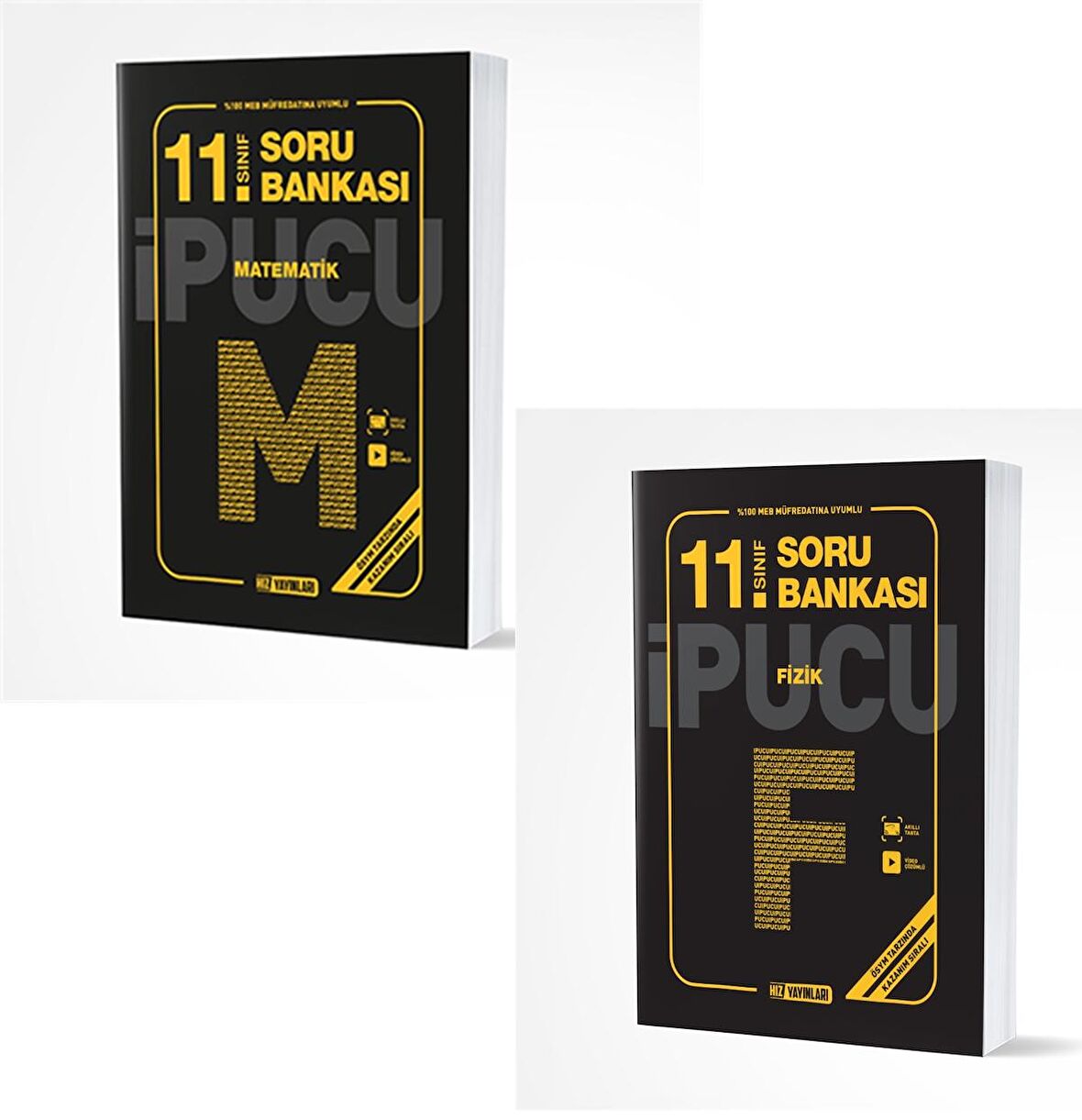 Hız 11. Sınıf Matematik + Fizik Soru Bankası Seti 2 Kitap 2023