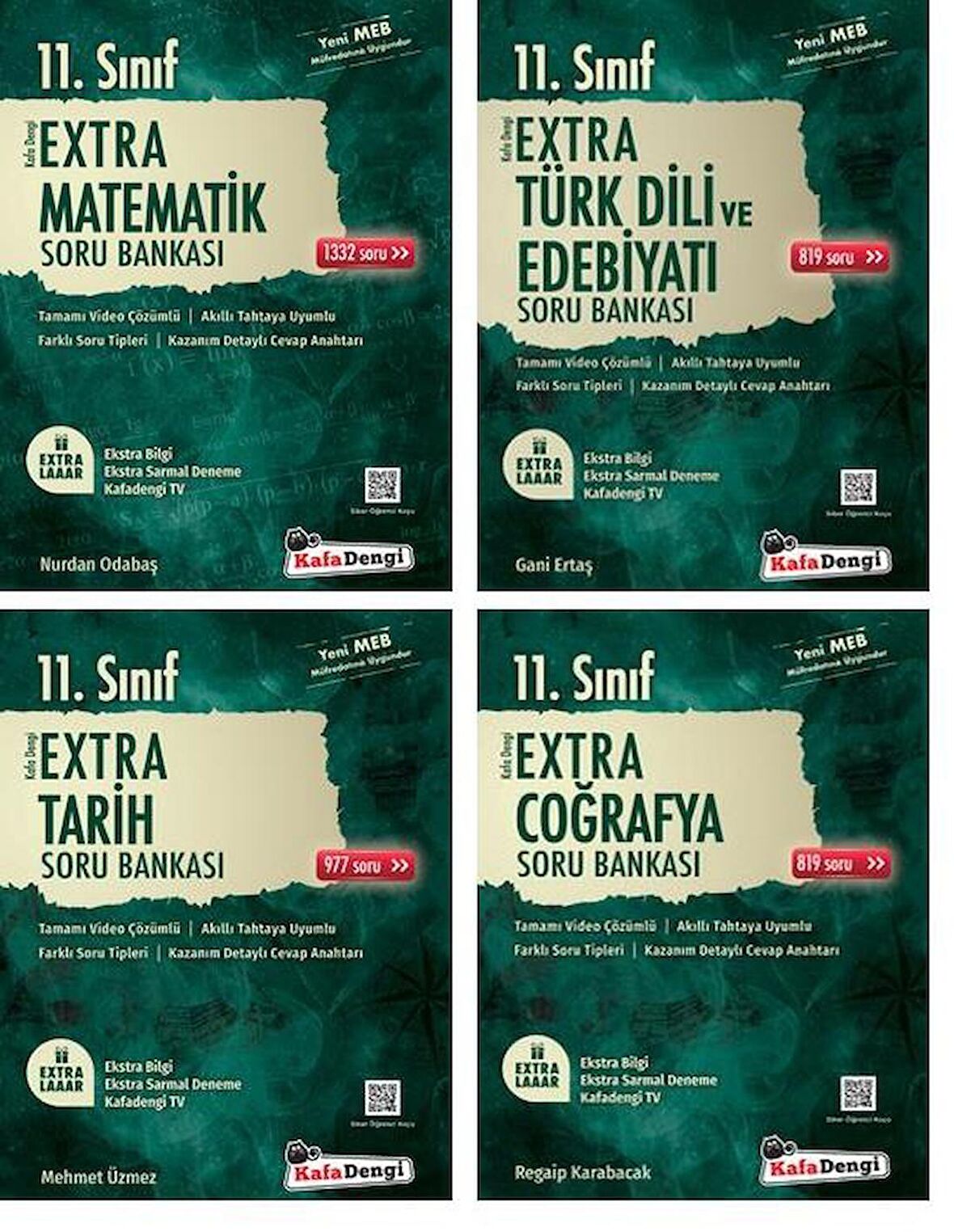 Kafadengi 11. Sınıf Sözel Eşit Ağırlık Extra Soru Bankası Seti 2023