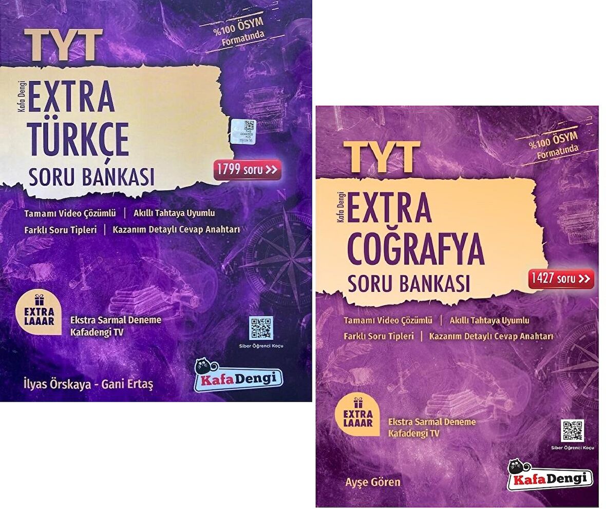 Kafadengi Tyt Türkçe + Coğrafya Extra Soru Seti 2 Kitap 2023