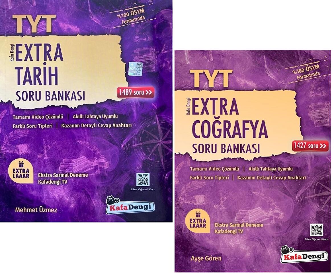 Kafadengi Tyt Tarih + Coğrafya Extra Soru Seti 2 Kitap 2023