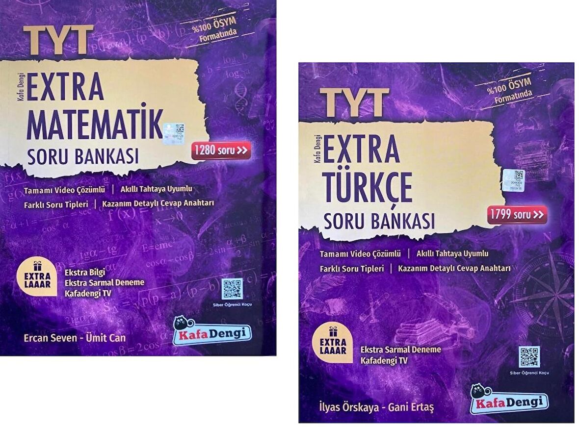 Kafadengi Tyt Matematik + Türkçe Extra Soru Seti 2 Kitap 2023