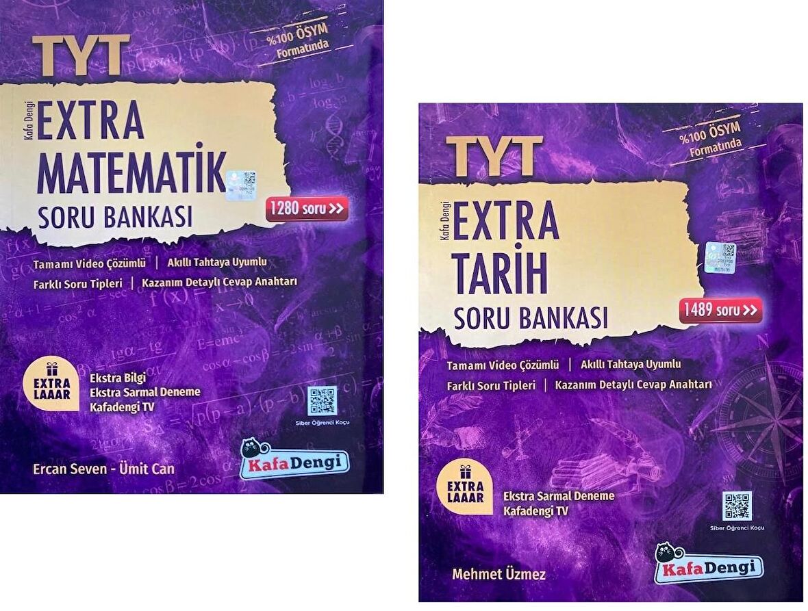 Kafadengi Tyt Matematik + Tarih Extra Soru Seti 2 Kitap 2023