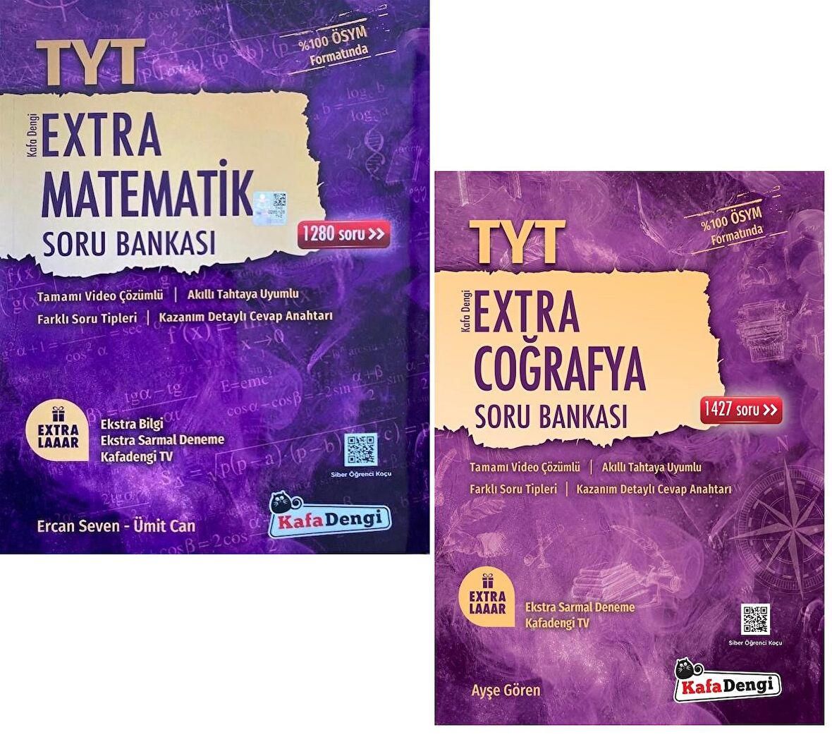 Kafadengi Tyt Matematik + Coğrafya Extra Soru Seti 2 Kitap 2023