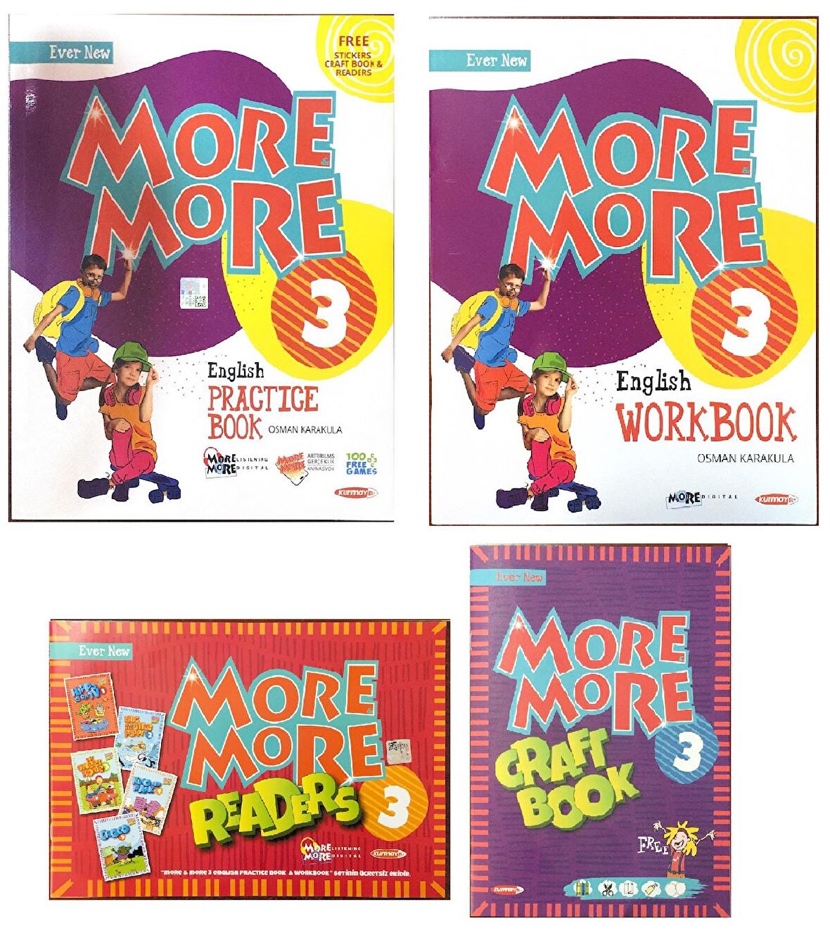 More & More 3. Sınıf 4 Lü Set Pratice Book 2023