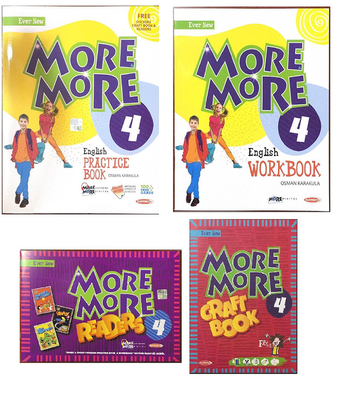 More & More 4. Sınıf 4 Lü Set Pratice Book 2023