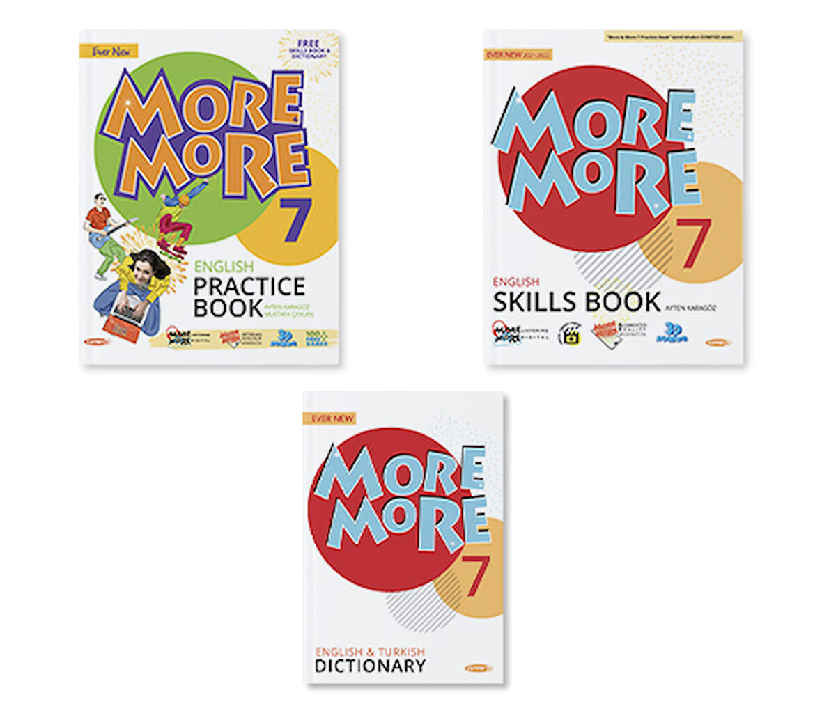 More & More 7. Sınıf Pratice Book 3 Lü Set 2023