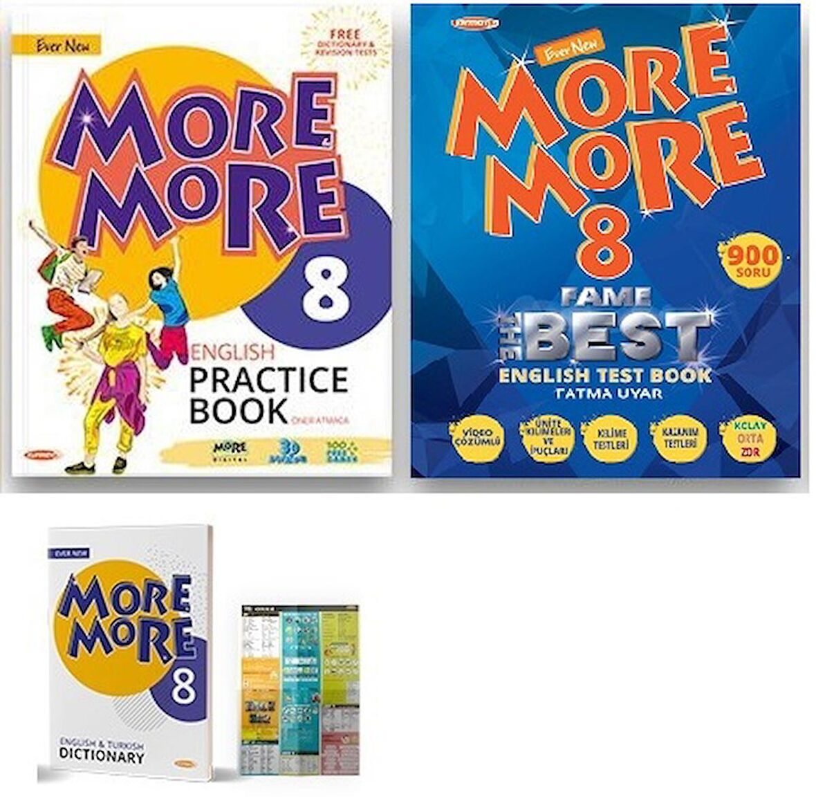 More & More 8. Sınıf Pratice Book + Fame Test Book 2023