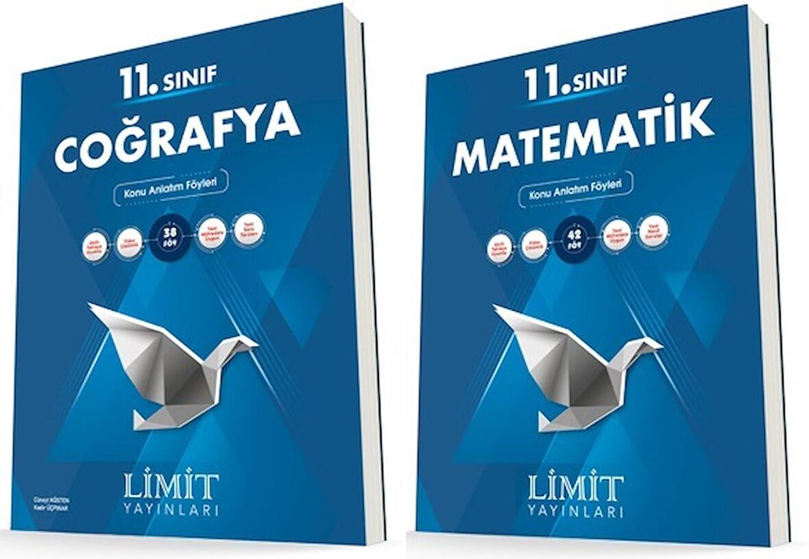 Limit 11. Sınıf Matematik + Coğrafya Konu Föyleri Seti 2 Kitap 2023