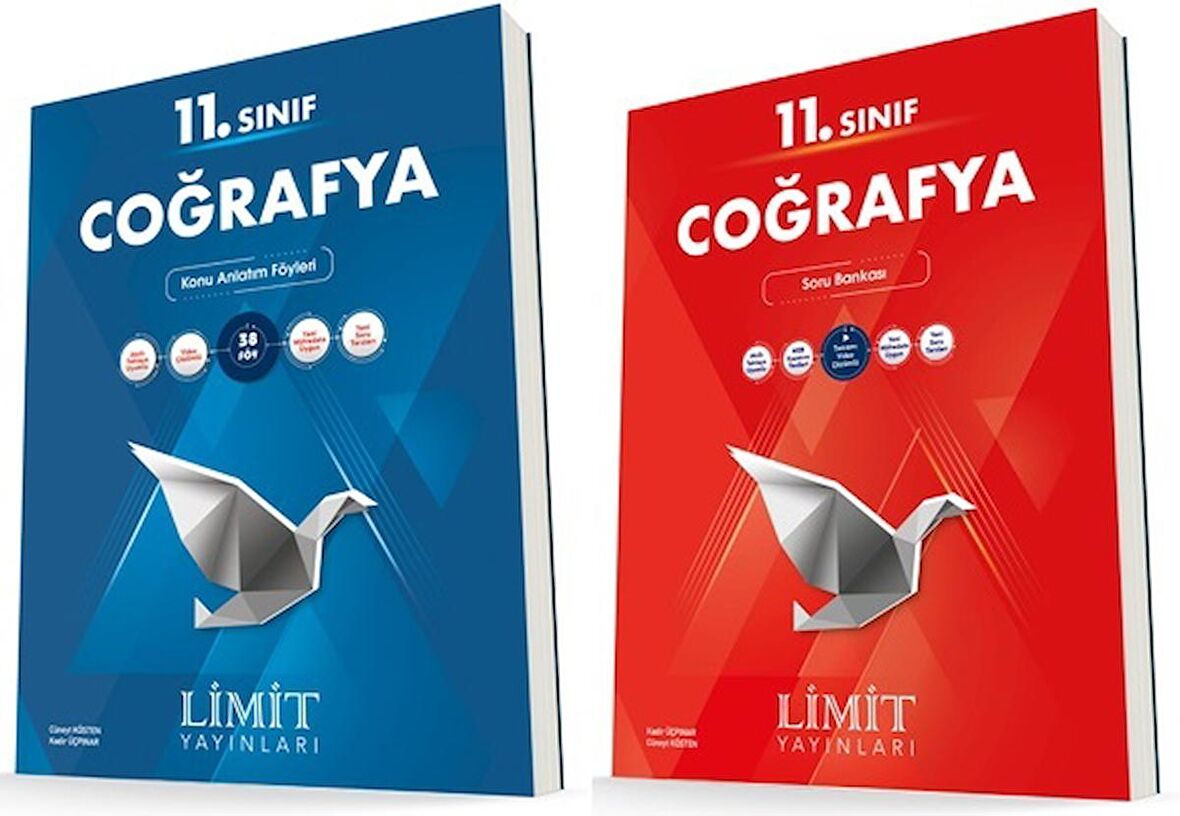 Limit 11. Sınıf Coğrafya Konu Föyleri + Soru Seti 2 Kitap 2023