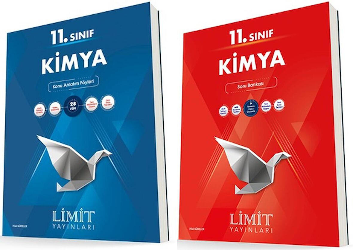 Limit 11. Sınıf Kimya Konu Föyleri + Soru Seti 2 Kitap 2023