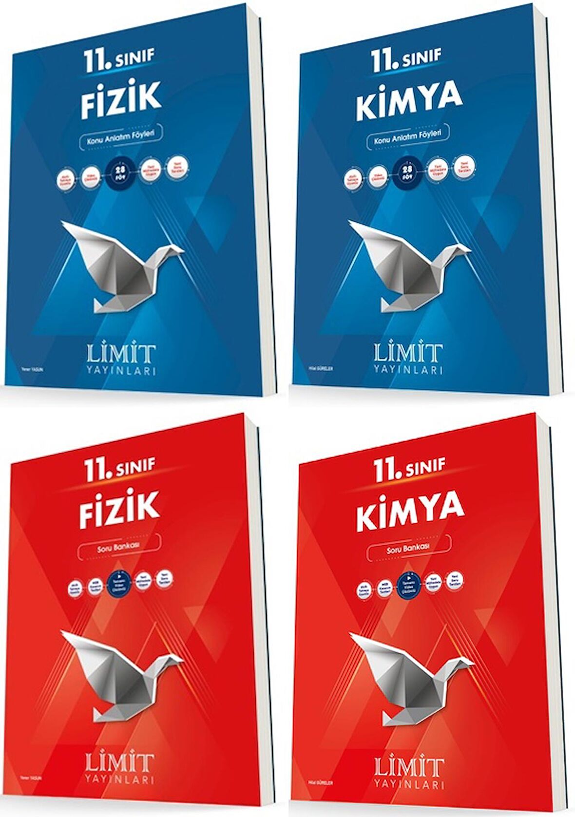 Limit 11. Sınıf Fizik + Kimya Konu + Soru Seti 4 Kitap 2023